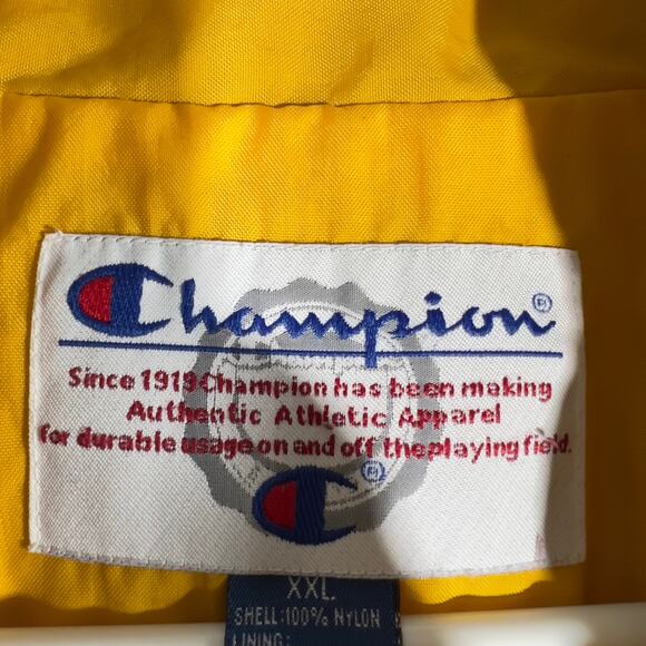 Champion 1/2 Zip Pullover XXL Vented Embroidered Logos Pockets Drawstring Waist - Picture 2 of 16